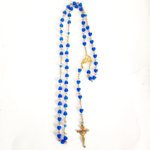 Rosary Plastic Hearts *AS IS* - Picture 1 of 6